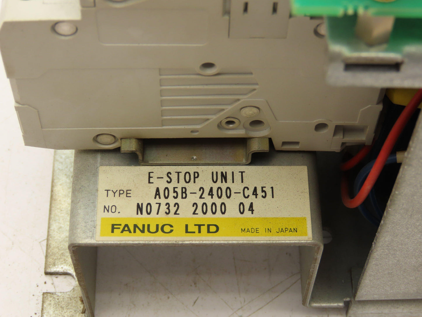 Fanuc A05B-2400-C451 Emergency Stop Unit A20B-1007-0490/02A 3 Pole