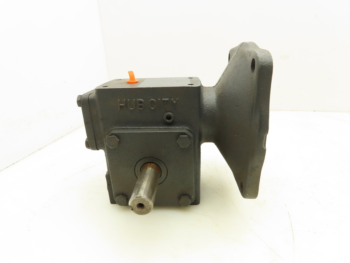Hub City Model 184 PowerCube Speed Reducer 10:1 Gearbox 1.5Hp 175 RPM LH 56C