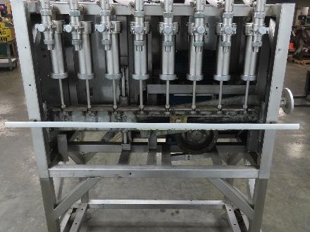 Piston Filling Pump Viscous Liquid Bottle Machine 8 Nozzle Air Clutch Stainless