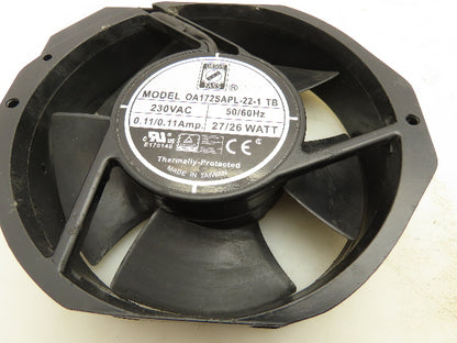 Orion OA172SAPL-22-1 TB Insert axial cooling fan 230VAC 50/60 Hz Lot Of 2