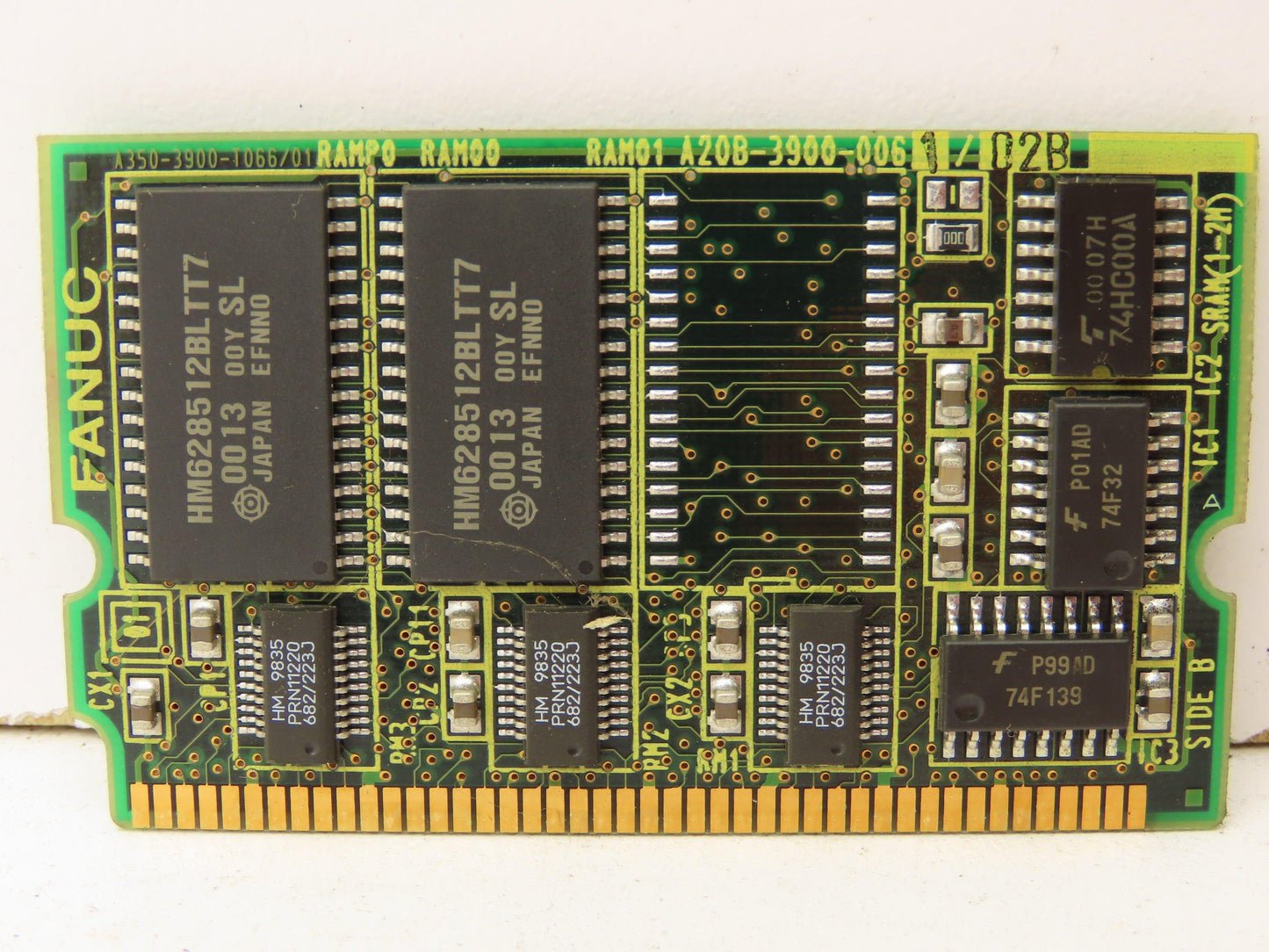 Fanuc A20B-3900-0061/02B Servo Drive SRAM Module