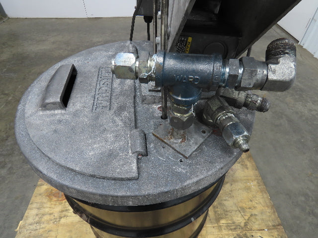 Herschal Mixing Tank 30 Gal Plastic Lined Drum 1/4 Hp 12" Impeller Float Switch