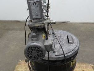 Herschal Mixing Tank 30 Gal Plastic Lined Drum 1/4 Hp 12" Impeller Float Switch