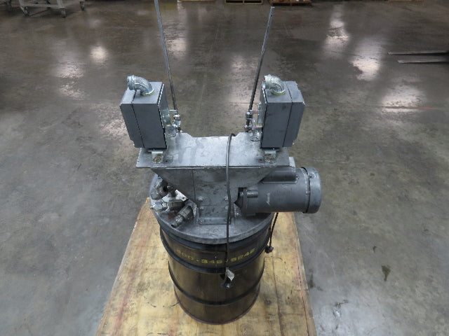 Herschal Mixing Tank 30 Gal Plastic Lined Drum 1/4 Hp 12" Impeller Float Switch