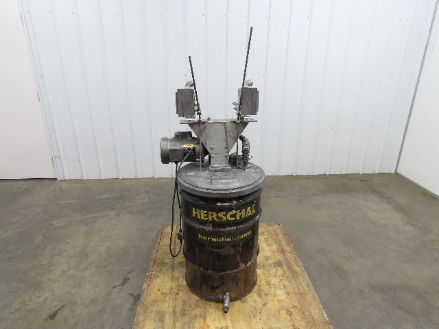 Herschal Mixing Tank 30 Gal Plastic Lined Drum 1/4 Hp 12" Impeller Float Switch