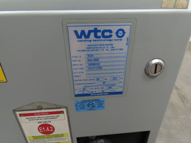 WTC 3004 MFDC Welding Control 54kva Inverter Gen5 Robotic Spot Welder Assembly