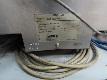 WTC 3004 MFDC Welding Control 54kva Gen5 Inverter Robotic Spot Welder Assembly