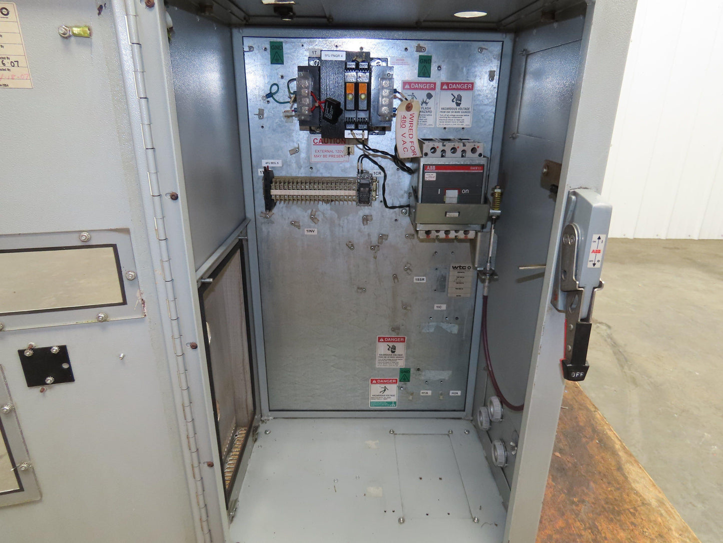 Electrical Enclosure 33x20x16" Disconnect Freestanding Wall Mount Spot Welder