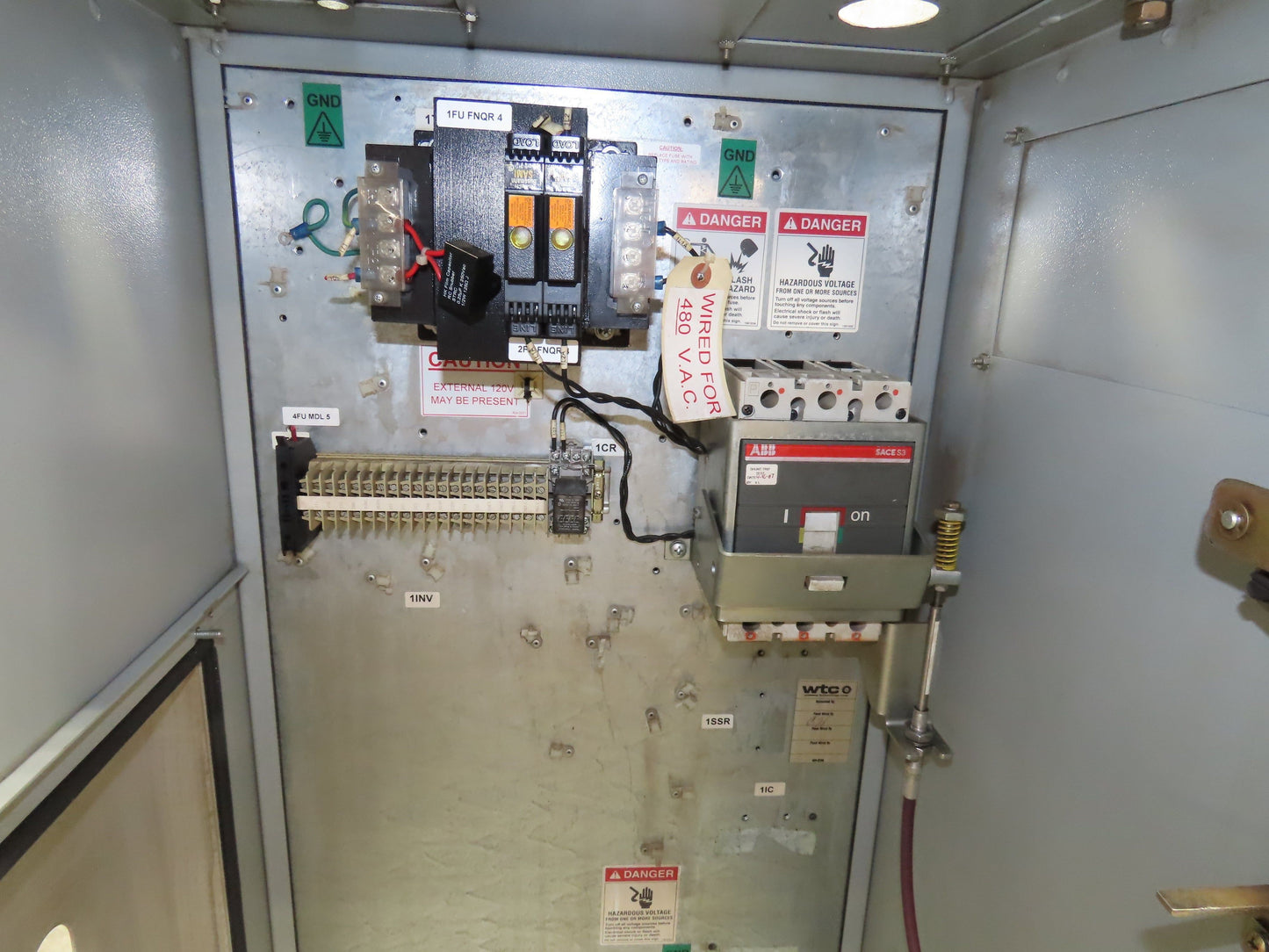 Electrical Enclosure 33x20x16" Disconnect Freestanding Wall Mount Spot Welder