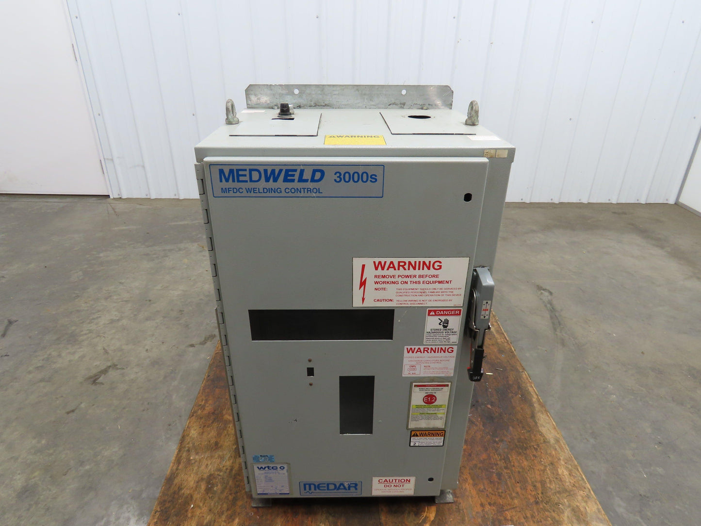 Electrical Enclosure 33x20x16" Disconnect Freestanding Wall Mount Spot Welder