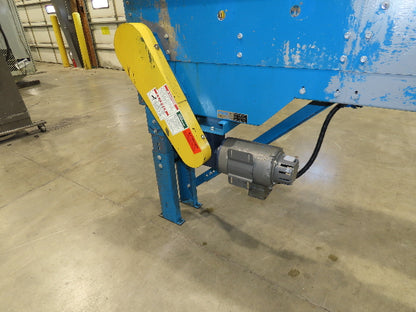 New London Engineering 8"x 10' Plastic Roller Belt Accumulating Conveyor 30 FPM