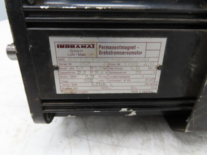 Indramat MAC071C-2-GS-4-C/095-A-0/WI520LV/S001 Servo Motor 6000 RPM
