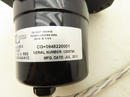 Lincoln Laser M225-060-XLOB6.5 Scanning Head Module Assembly 40 VP.P 5A