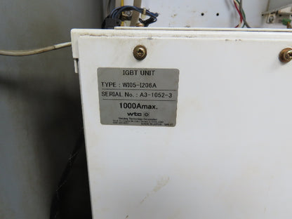 WTC WI05-I206A Medweld 3000 MFDC Welding Control 120kva IGBT Inverter Incomplete