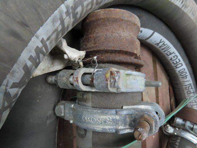 Eagle 3" ID x 49' Hot Air Compressor Dry Bulk Blower Hose Black Rubber 150 PSI