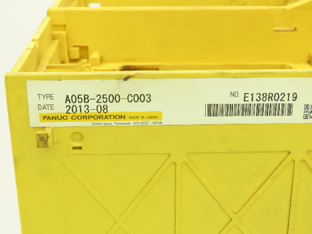Fanuc A05B-2500-C003 Four Slot R-J3 Backplane W/Base Board