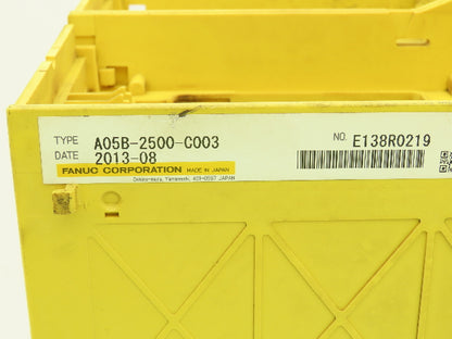 Fanuc A05B-2500-C003 Four Slot R-J3 Backplane W/Base Board