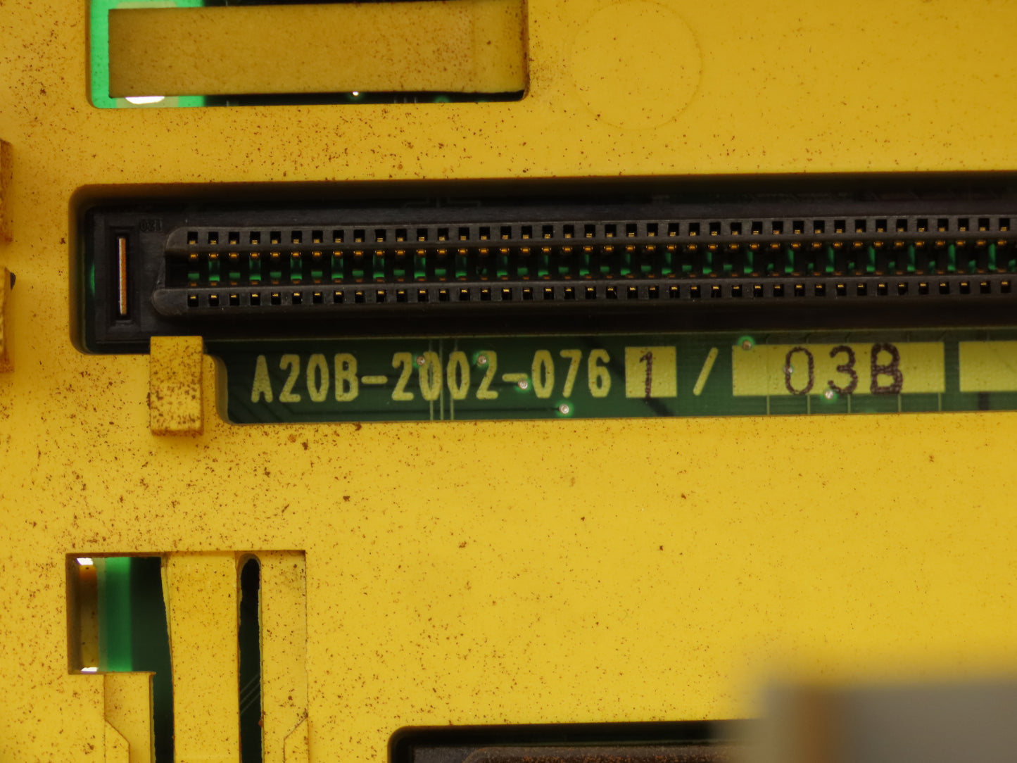 Fanuc A05B-2400-CO61 Four Slot R-J3 Backplane W/Base Board Lot of 3