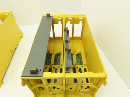 Fanuc A05B-2400-CO61 Four Slot R-J3 Backplane W/Base Board Lot of 3