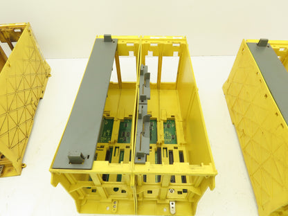 Fanuc A05B-2400-CO61 Four Slot R-J3 Backplane W/Base Board Lot of 3
