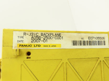 Fanuc A05B-2500-C001 Two Slot Backplane W/Base Board Lot of 3