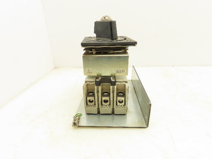 Fuji Electric BW50KAGU Circuit Breaker W/Rotary Disconnect Switch 20A 3 Pole