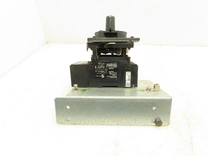 Fuji Electric SA33C Circuit Breaker W/Rotary Disconnect Switch 20A 3 Pole
