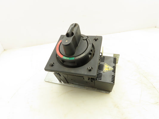 Fuji Electric SA33C Circuit Breaker W/Rotary Disconnect Switch 20A 3 Pole