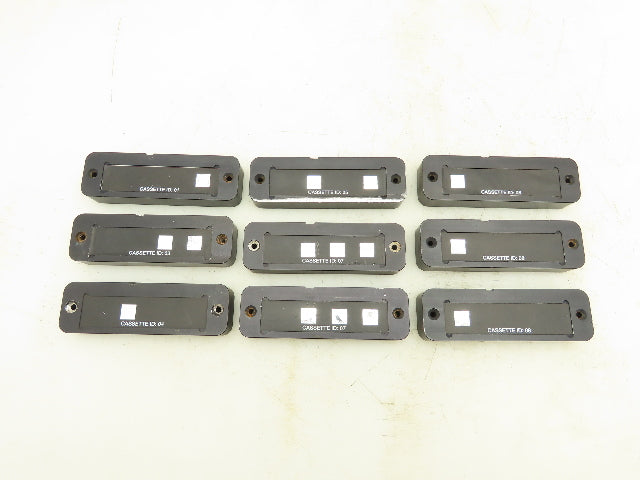 Lincoln Barcode Laser Id Cassette Solid Aluminum ID Set 01 03 04 05 07 08