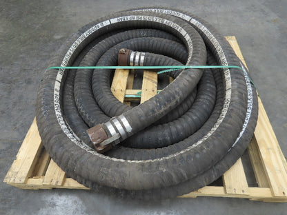 Jason 4470  3"x 48' Dry Bulk Material Rubber Suction Hose 75 PSI