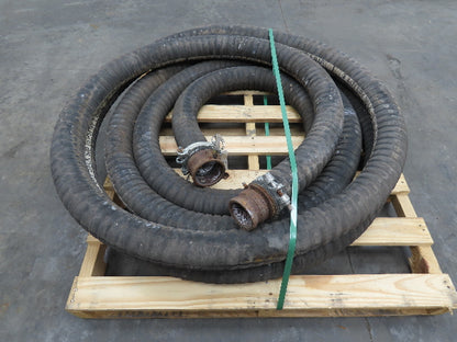 Jason 4470  3"x 45' Dry Bulk Material Rubber Suction Hose 75 PSI