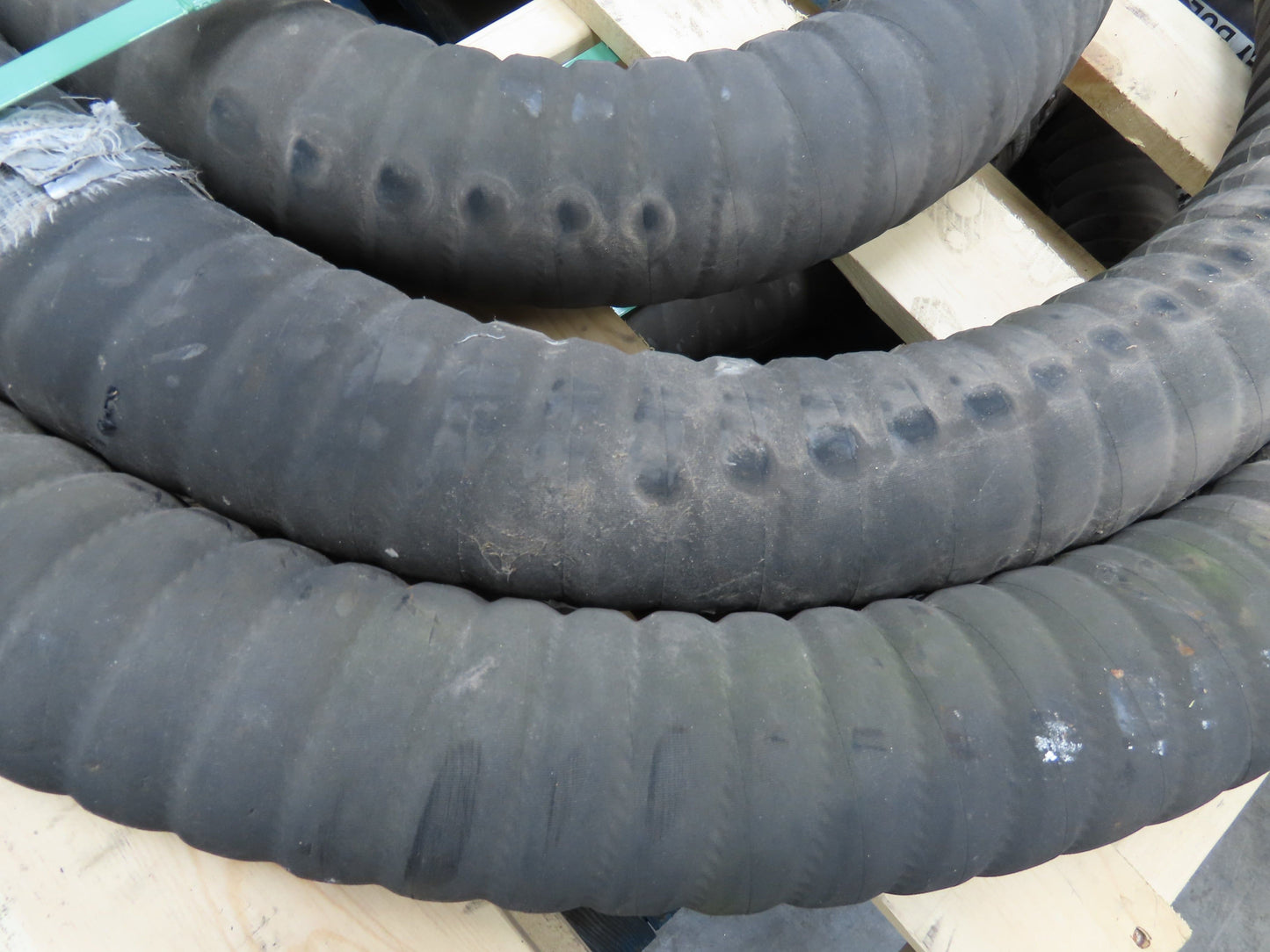Jason 4470  3"x 25' Dry Bulk Material Rubber Suction Hose 75 PSI  Lot of 2