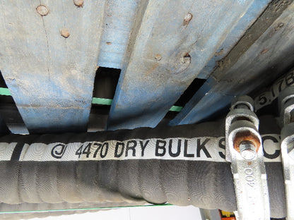Jason 4470  3"x 24' 6" Dry Bulk Material Rubber Suction Hose 75 PSI  Lot of 2