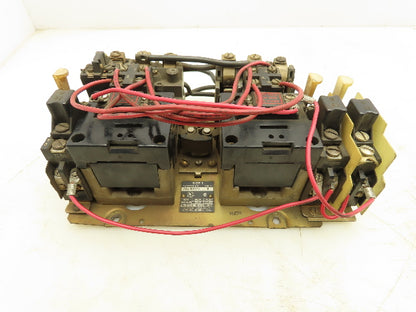 Allen Bradley 705-B0D23 NEMA Size 1 Reversing Motor Starter 10HP 3Ph 120V Coil