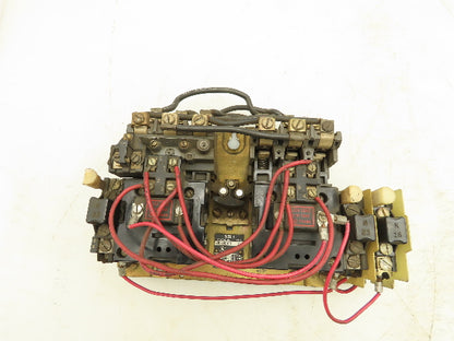 Allen Bradley 705-B0D23 NEMA Size 1 Reversing Motor Starter 10HP 3Ph 120V Coil