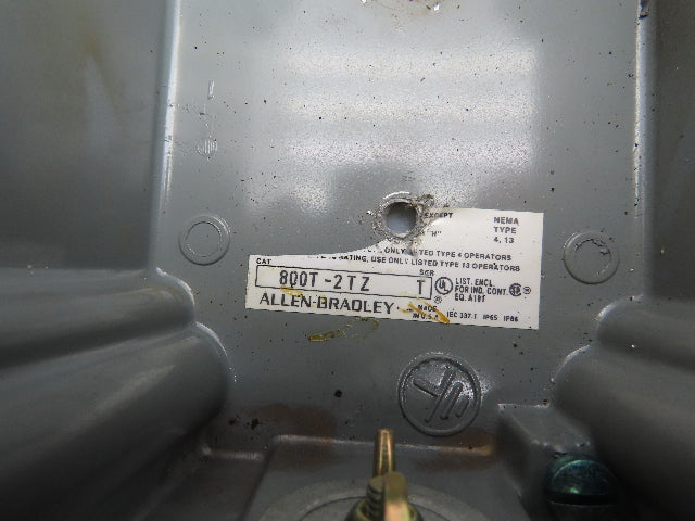 Cherry Electric T10-02A Thumbwheel Switch 3-Digit Counter Pushbutton Enclosure