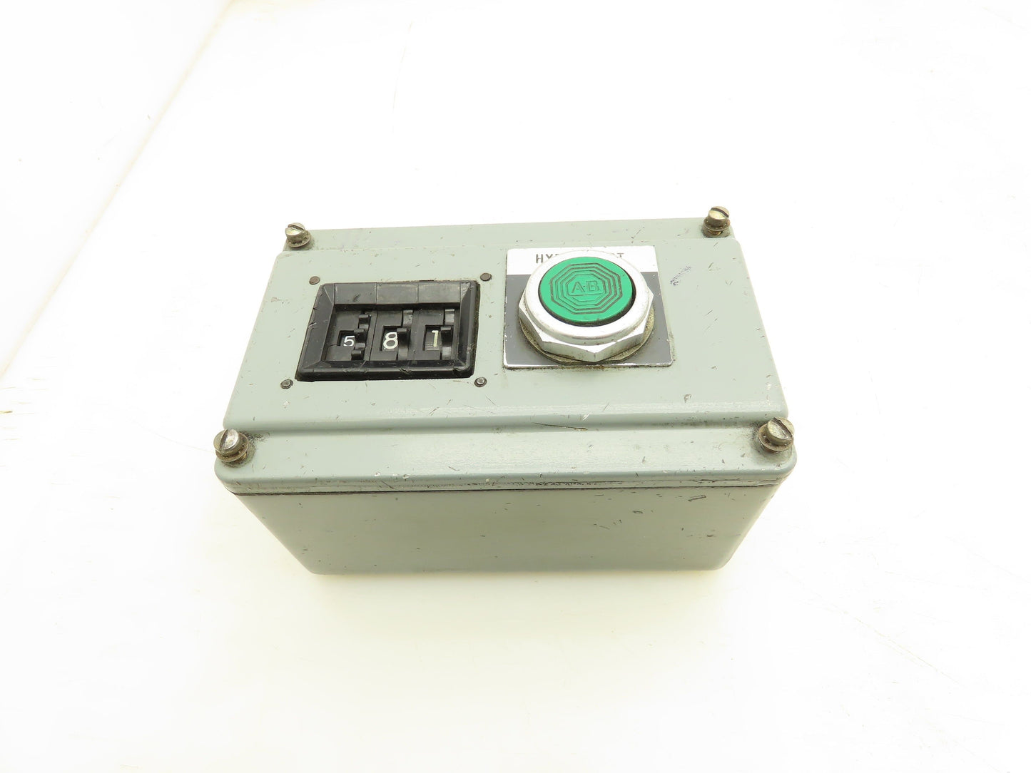 Cherry Electric T10-02A Thumbwheel Switch 3-Digit Counter Pushbutton Enclosure