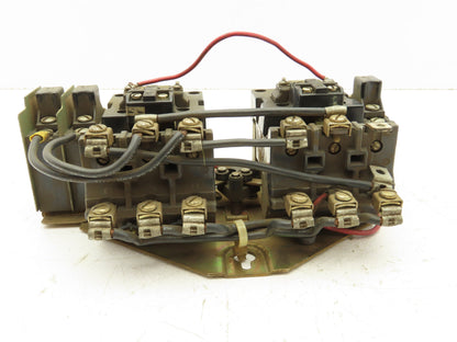 Allen Bradley 705-B0B731 NEMA Size 1 Reversing Motor Starter 3Ph 10HP 480V Coil