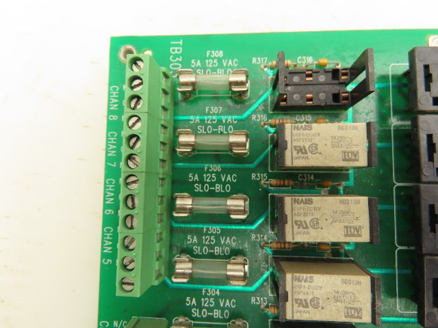 Wintriss Data Instruments C42979 Cam Box Circuit Board Fused Relay Board