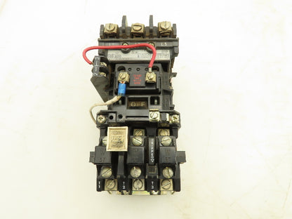 Allen Bradley 509-AOD Motor Starter Contactor 120V Coil 600V Ser B