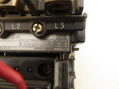 Allen Bradley 509-AOD Motor Starter Contactor 120V Coil 600V Ser B