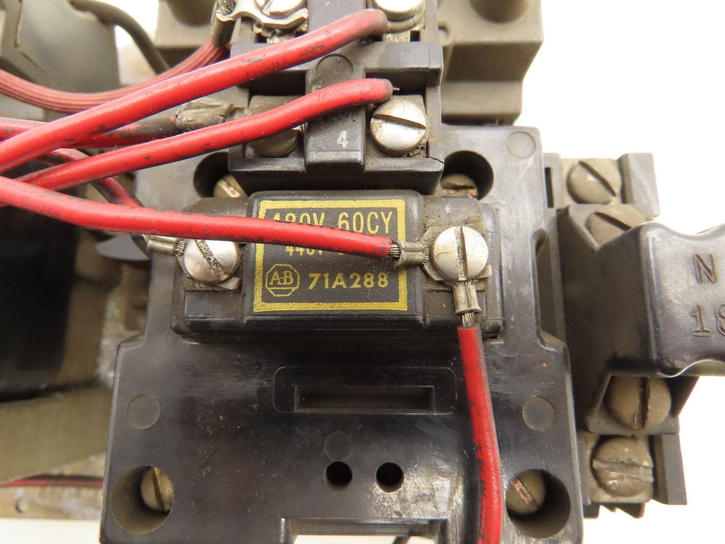 Allen Bradley 705-B0B46 NEMA Size 1 Reversing Motor Starter 3Ph 10HP 480V Coil