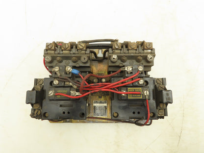Allen Bradley 705-B0B46 NEMA Size 1 Reversing Motor Starter 3Ph 10HP 480V Coil