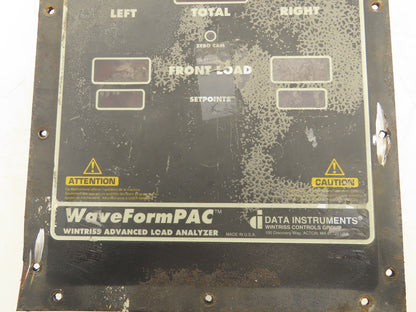 Wintriss WaveForm PAC Model PM Load Analyzer Panel with Board D42904-01
