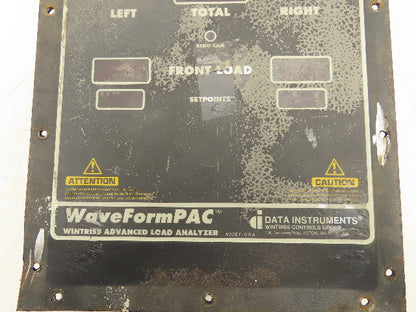 Wintriss WaveForm PAC Model PM Load Analyzer Panel with Board D42904-01