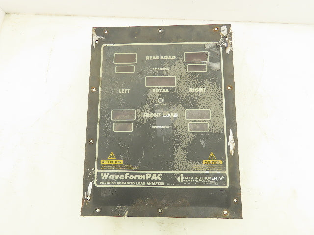 Wintriss WaveForm PAC Model PM Load Analyzer Panel with Board D42904-01