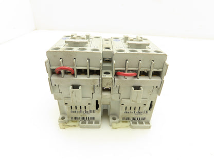 Allen Bradley 104-C09D22 Reversing Motor Starter 4 Pole 20A Ser A 110-120V Coil