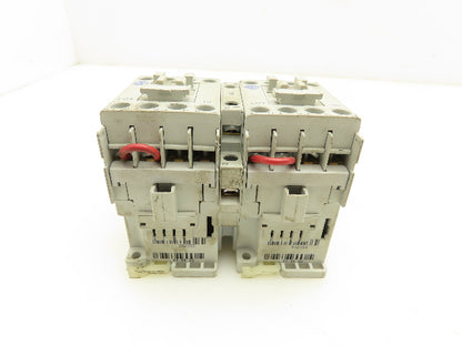 Allen Bradley 104-C09D22 Reversing Motor Starter 4 Pole 20A Ser A 110-120V Coil