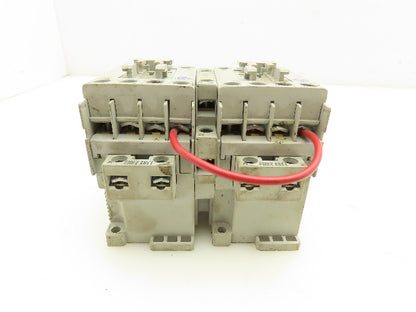 Allen Bradley 104-C09D22 Reversing Motor Starter 4 Pole 20A Ser A 110-120V Coil