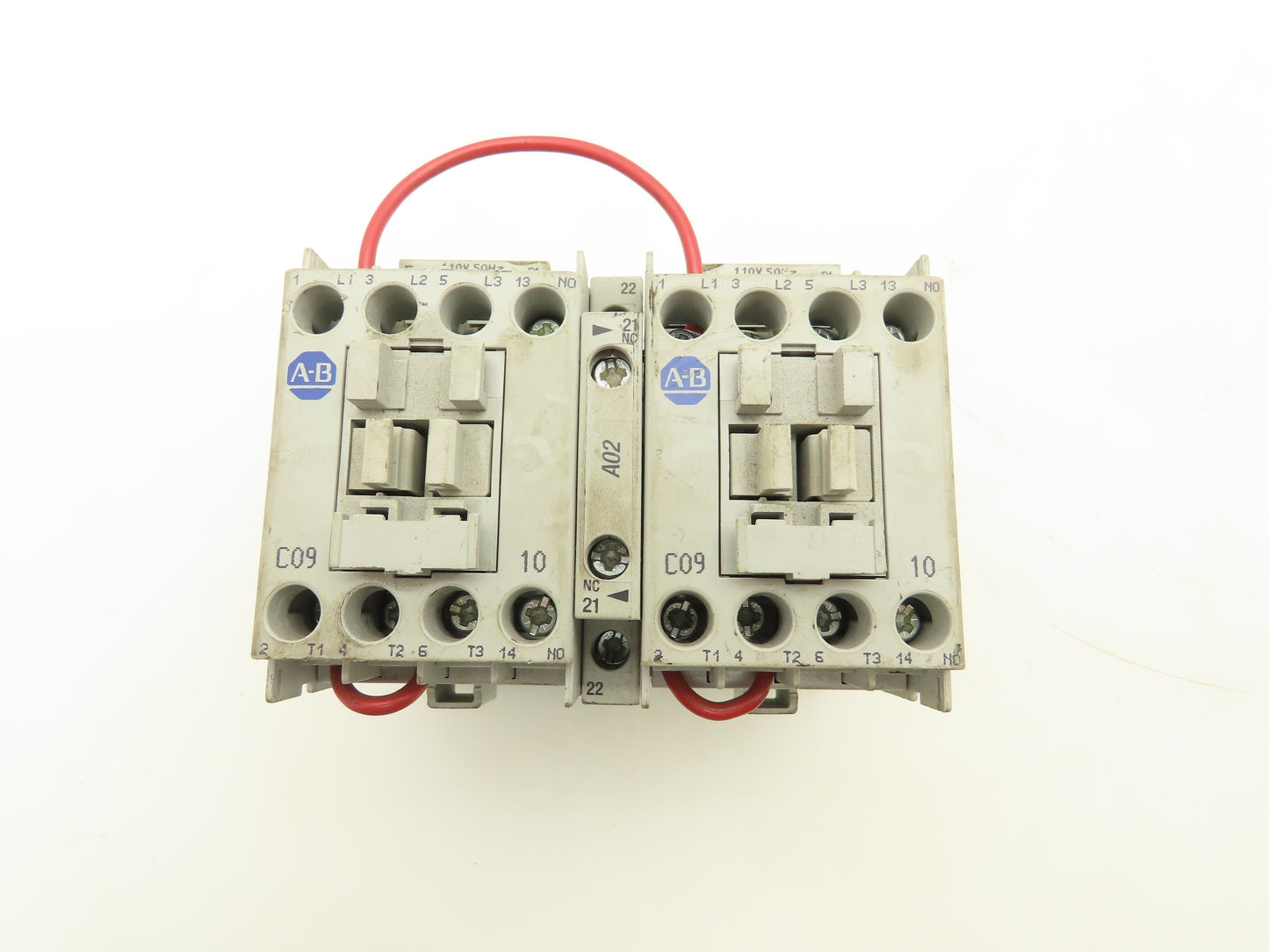 Allen Bradley 104-C09D22 Reversing Motor Starter 4 Pole 20A Ser A 110-120V Coil
